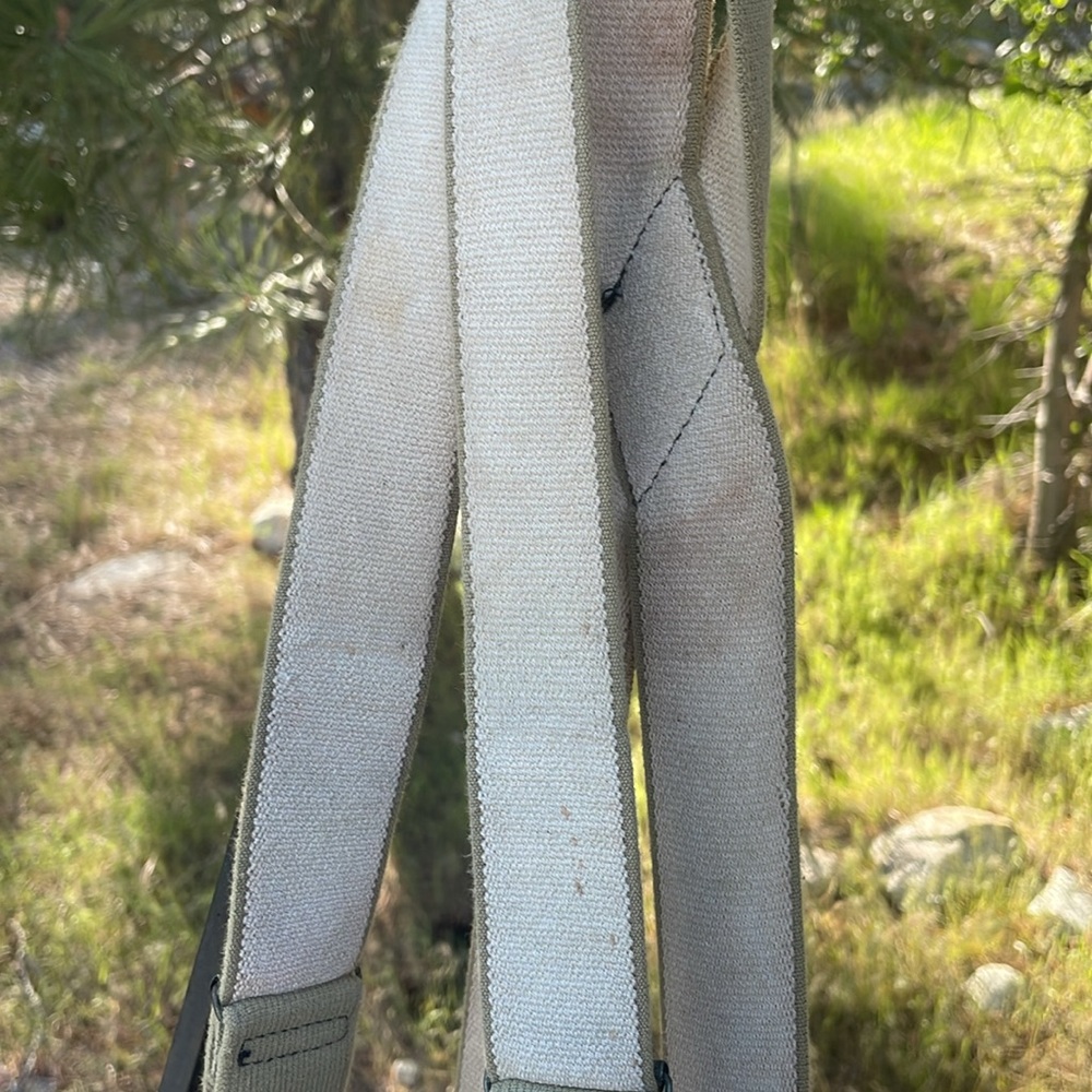 Vintage Filson Waxed Canvas Brush Pants & Suspenders 42 - Picture 11 of 12